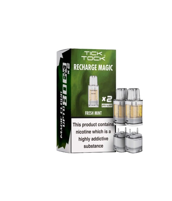 Tick Tock Recharge MAGIC 8K Prefilled Pods  8000 Puffs