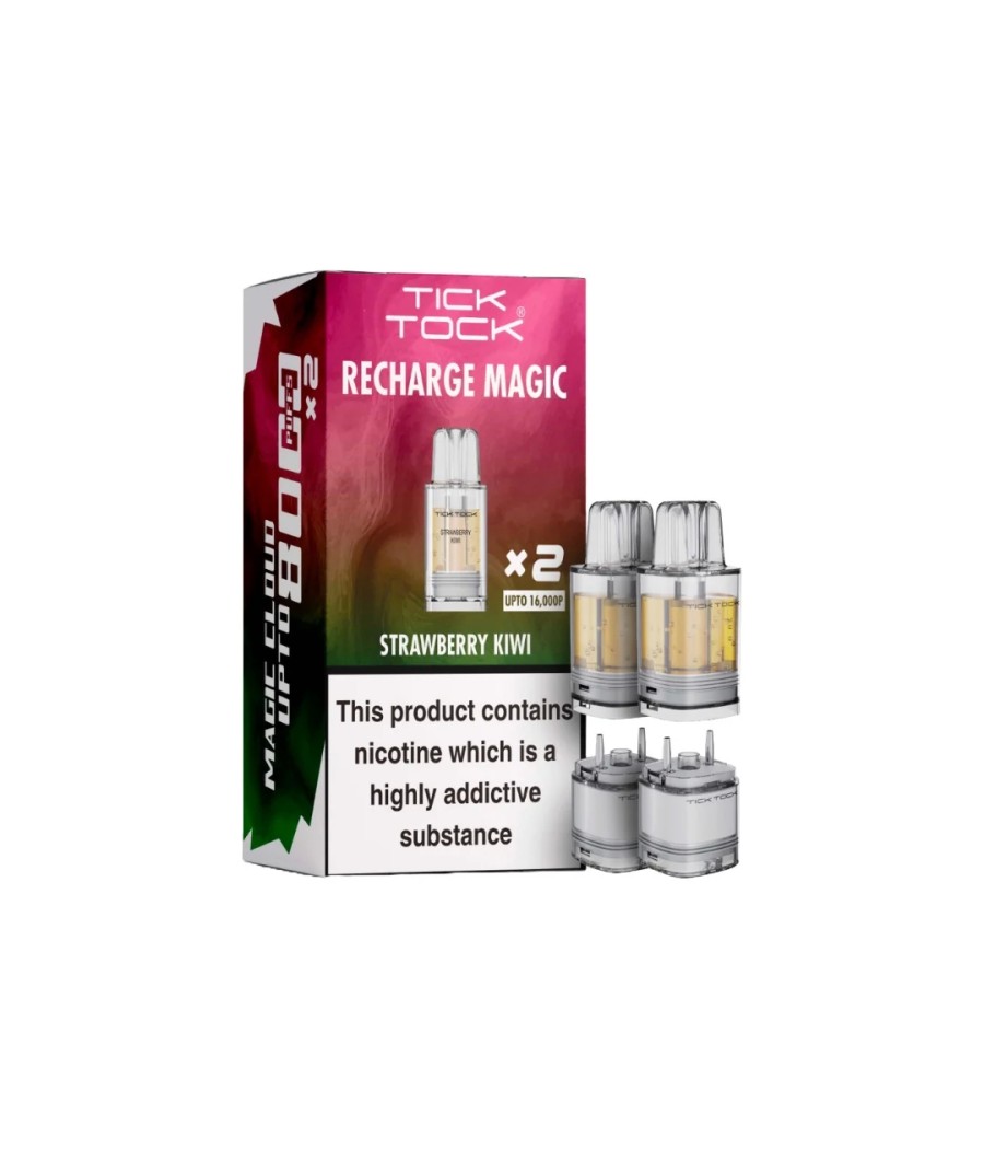 Tick Tock Recharge MAGIC 8K Prefilled Pods  8000 Puffs