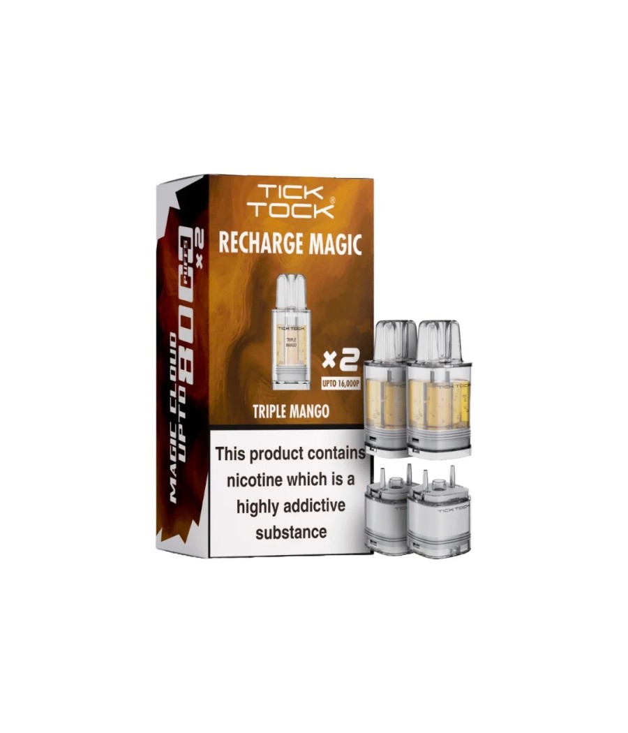 Tick Tock Recharge MAGIC 8K Prefilled Pods  8000 Puffs