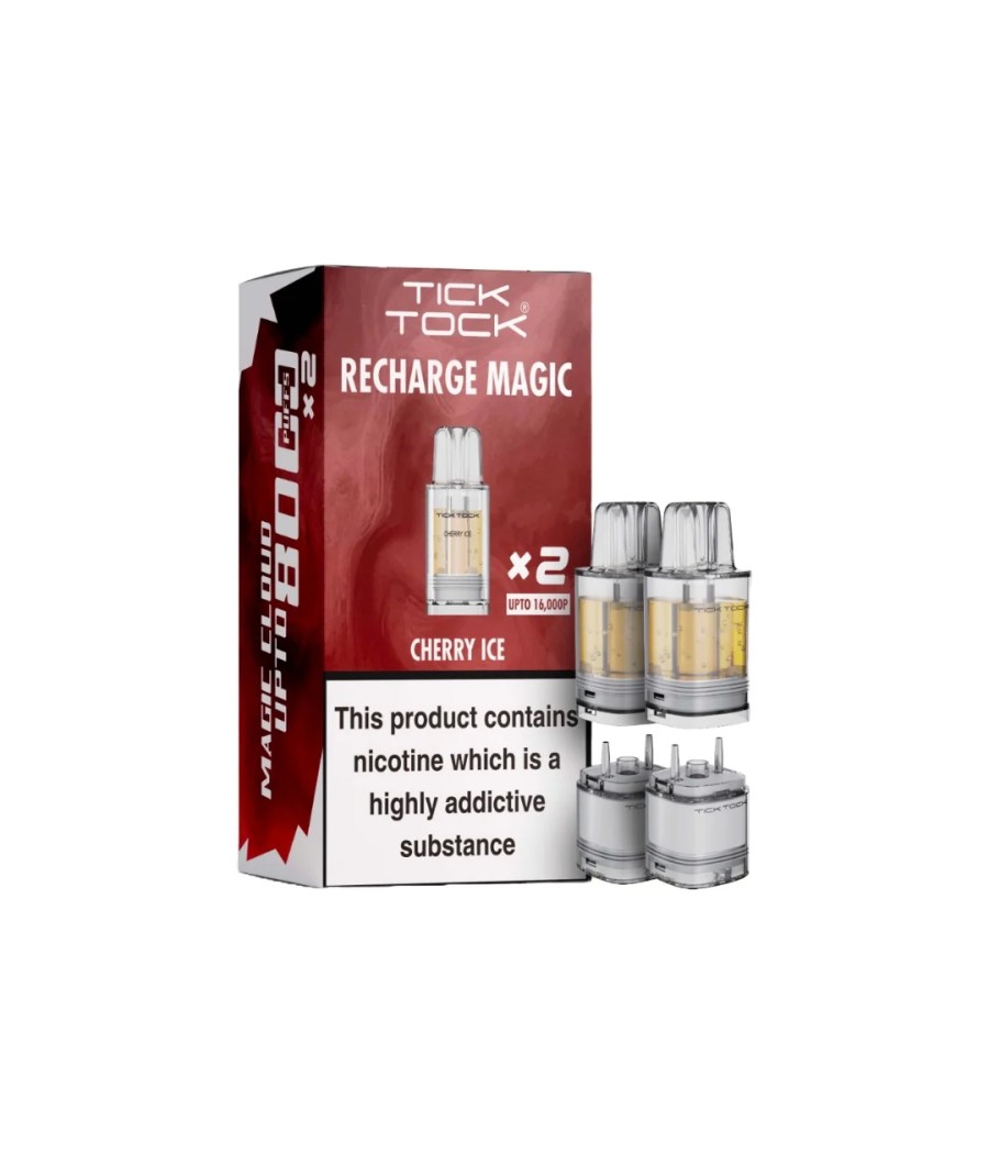 Tick Tock Recharge MAGIC 8K Prefilled Pods  8000 Puffs