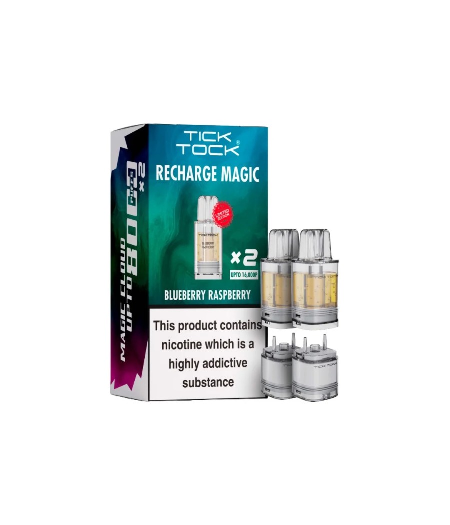 Tick Tock Recharge MAGIC 8K Prefilled Pods  8000 Puffs