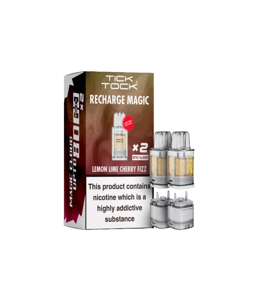 Tick Tock Recharge MAGIC 8K Prefilled Pods  8000 Puffs
