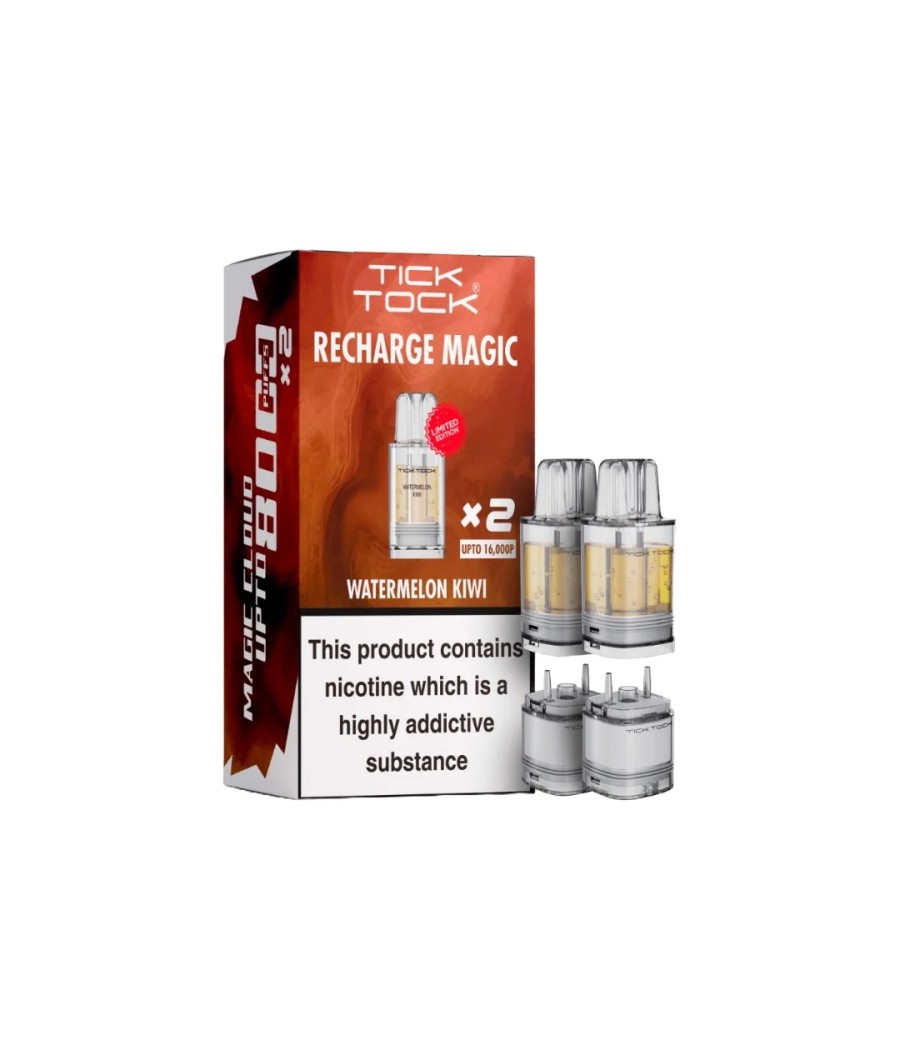 Tick Tock Recharge MAGIC 8K Prefilled Pods  8000 Puffs