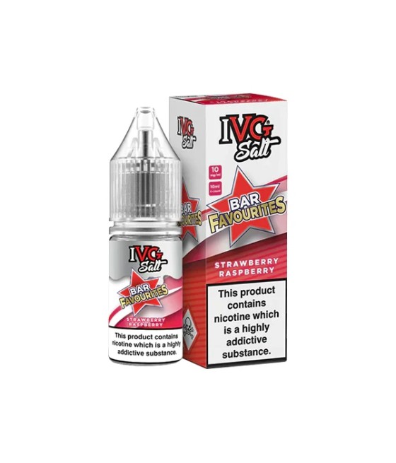 10mg I VG Bar Favourites 10ml Nic Salts (50VG/50PG)