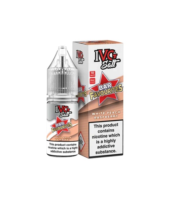 10mg I VG Bar Favourites 10ml Nic Salts (50VG/50PG)