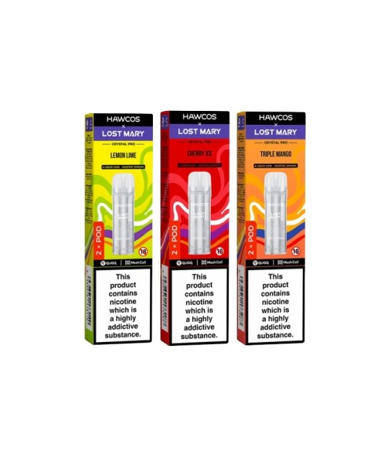 Hawcos x Lost Mary Crystal Pro Prefilled Pod