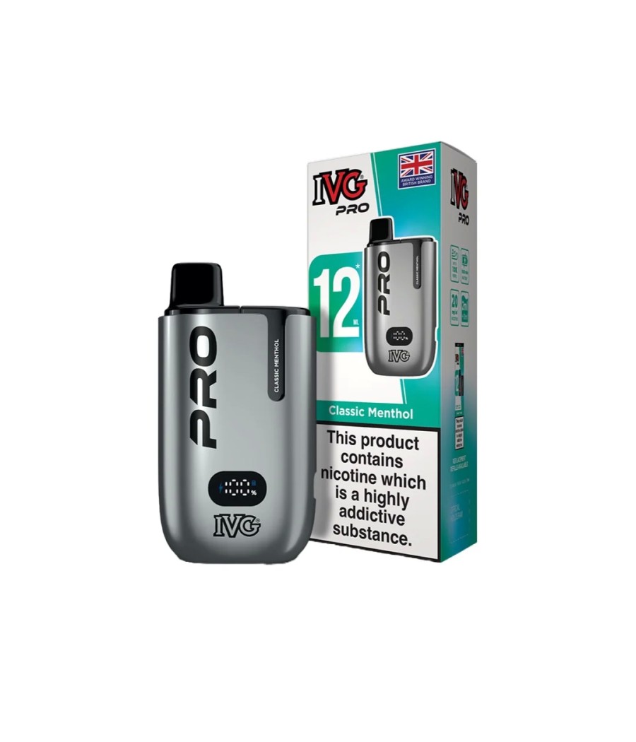 20mg I VG Pro 12 Prefilled Pod Vape Kit 10000 Puffs