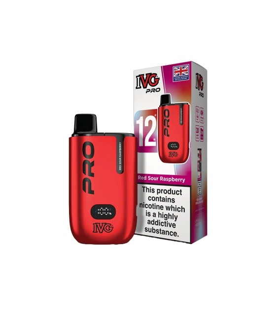 20mg I VG Pro 12 Prefilled Pod Vape Kit 10000 Puffs