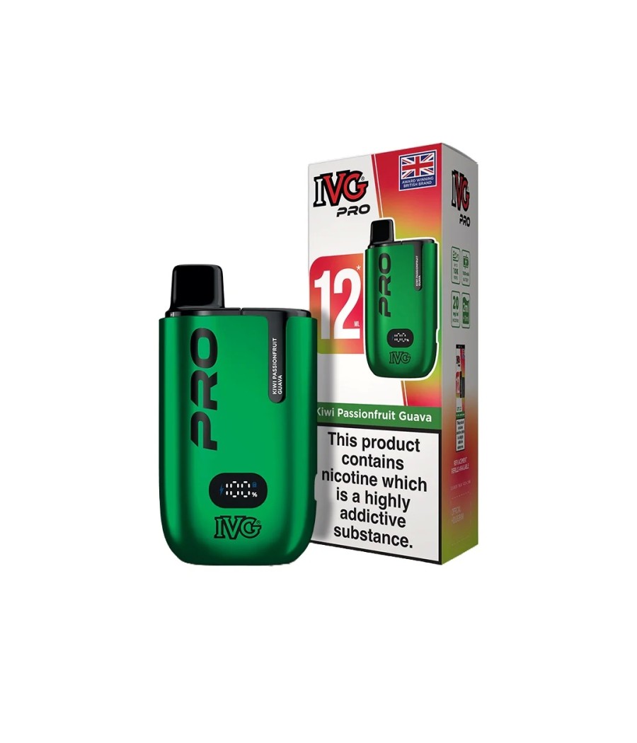 20mg I VG Pro 12 Prefilled Pod Vape Kit 10000 Puffs