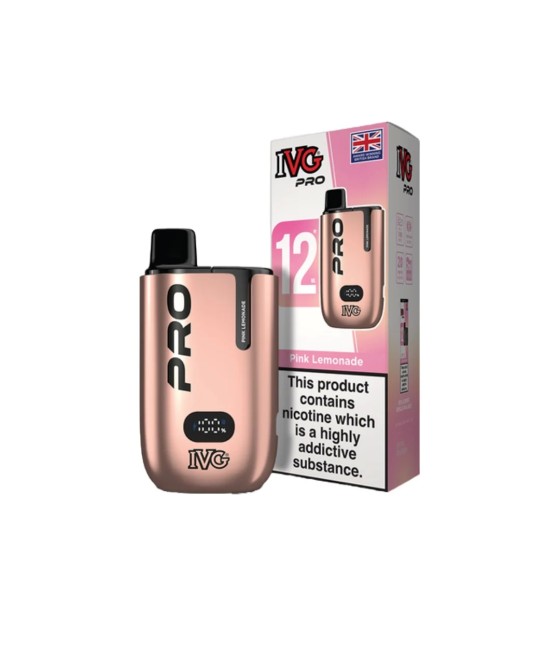 20mg I VG Pro 12 Prefilled Pod Vape Kit 10000 Puffs