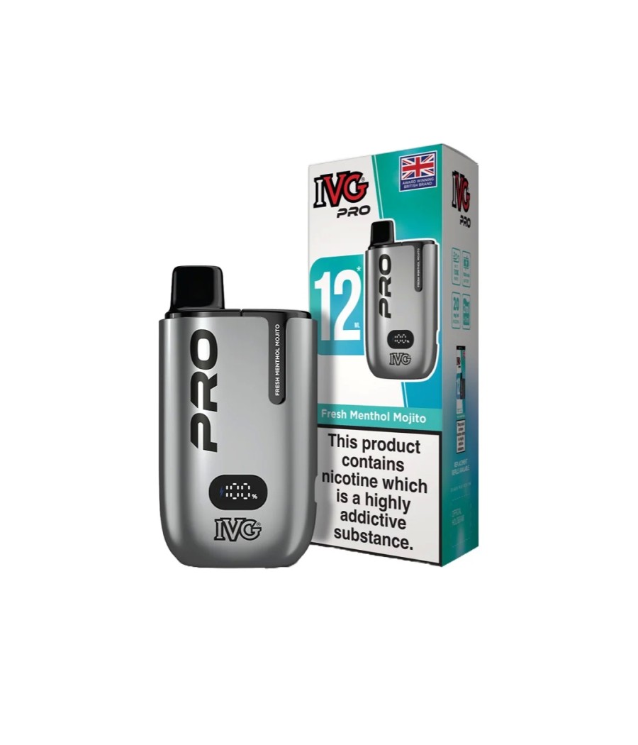 20mg I VG Pro 12 Prefilled Pod Vape Kit 10000 Puffs