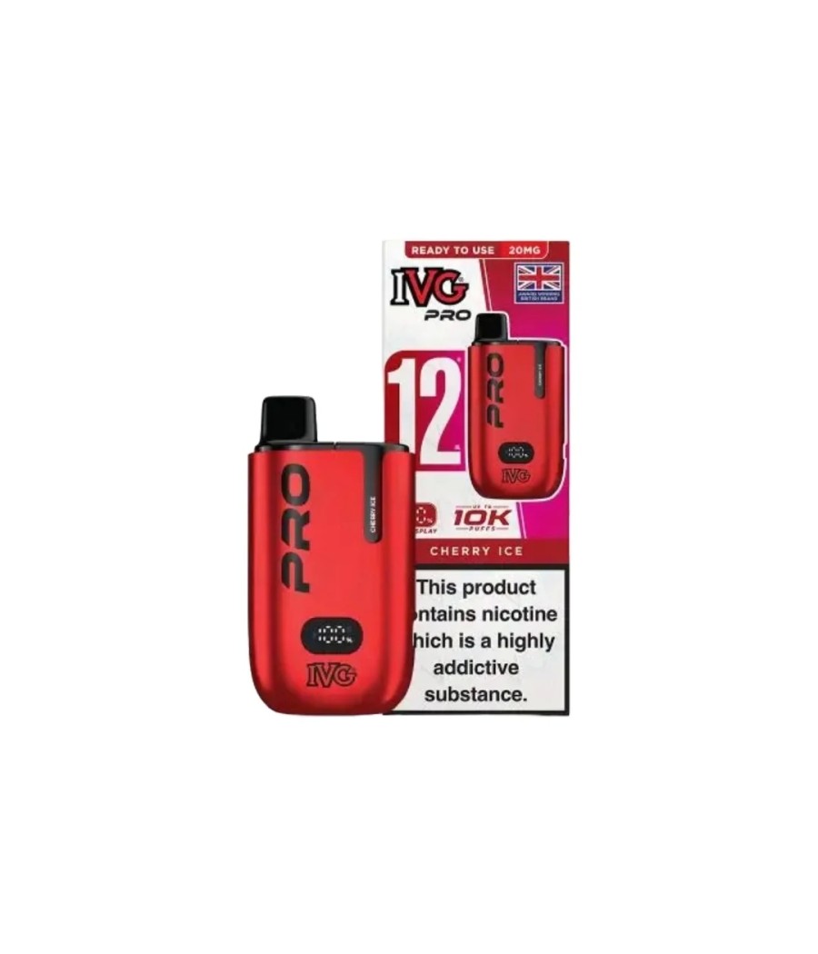 20mg I VG Pro 12 Prefilled Pod Vape Kit 10000 Puffs