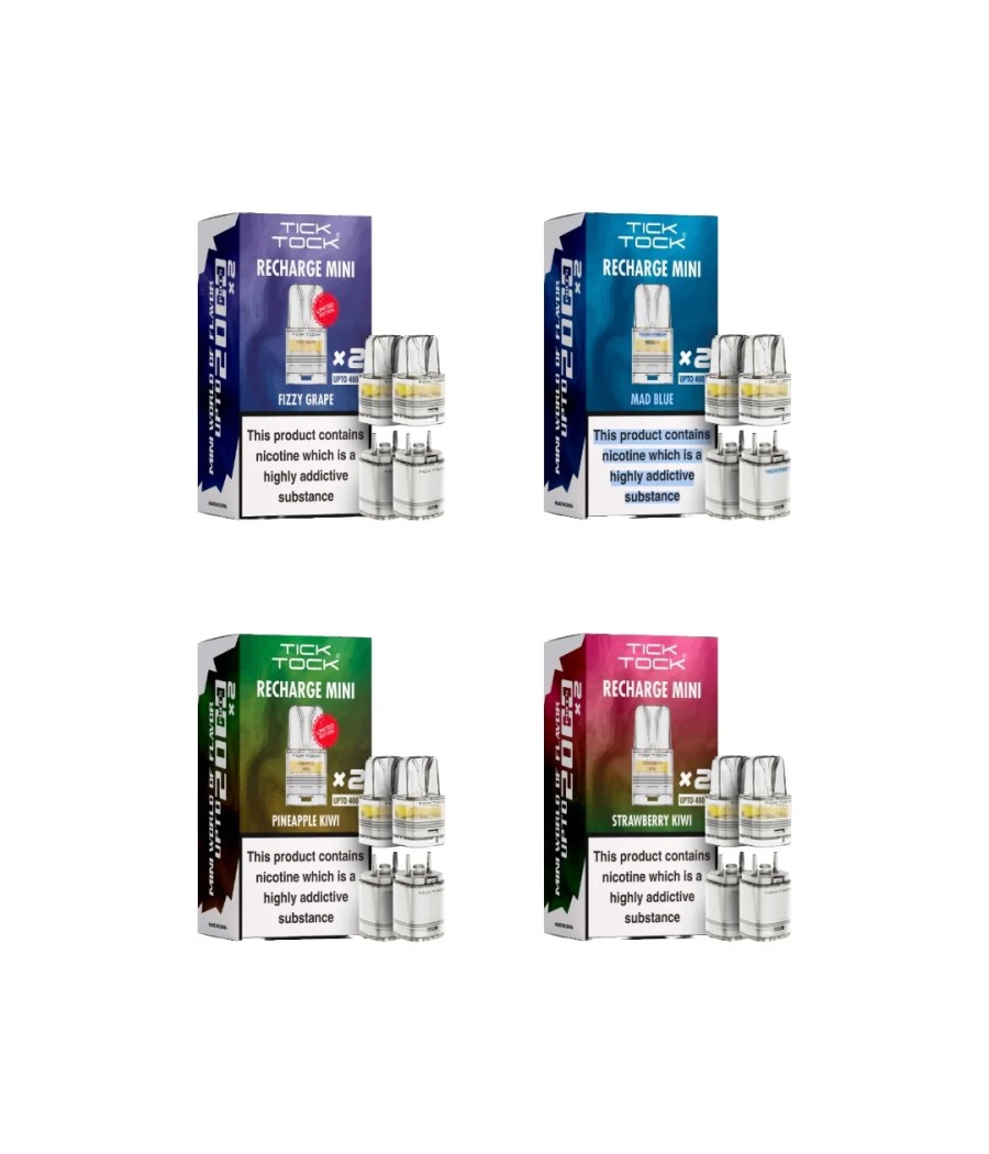 Tick Tock Recharge MINI 2K Prefilled Pods  2000 Puffs