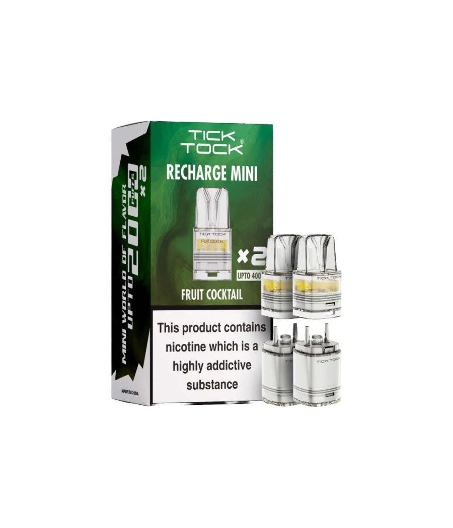 Tick Tock Recharge MINI 2K Prefilled Pods  2000 Puffs
