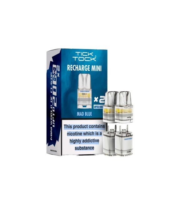 Tick Tock Recharge MINI 2K Prefilled Pods  2000 Puffs