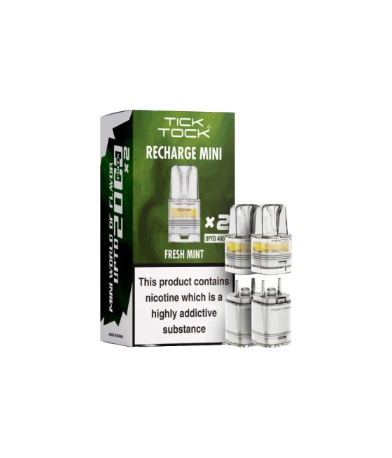 Tick Tock Recharge MINI 2K Prefilled Pods  2000 Puffs