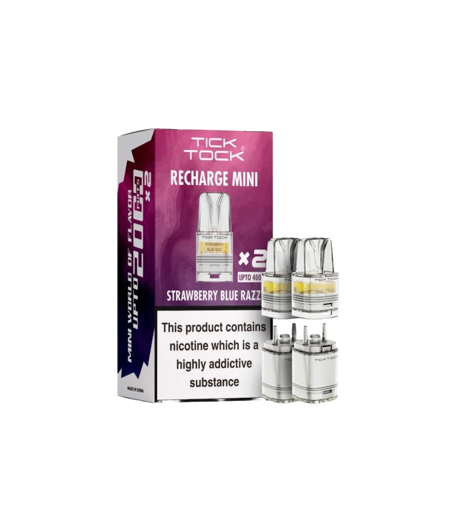 Tick Tock Recharge MINI 2K Prefilled Pods  2000 Puffs