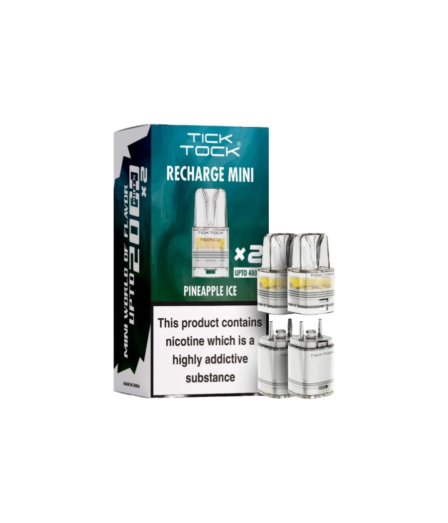 Tick Tock Recharge MINI 2K Prefilled Pods  2000 Puffs