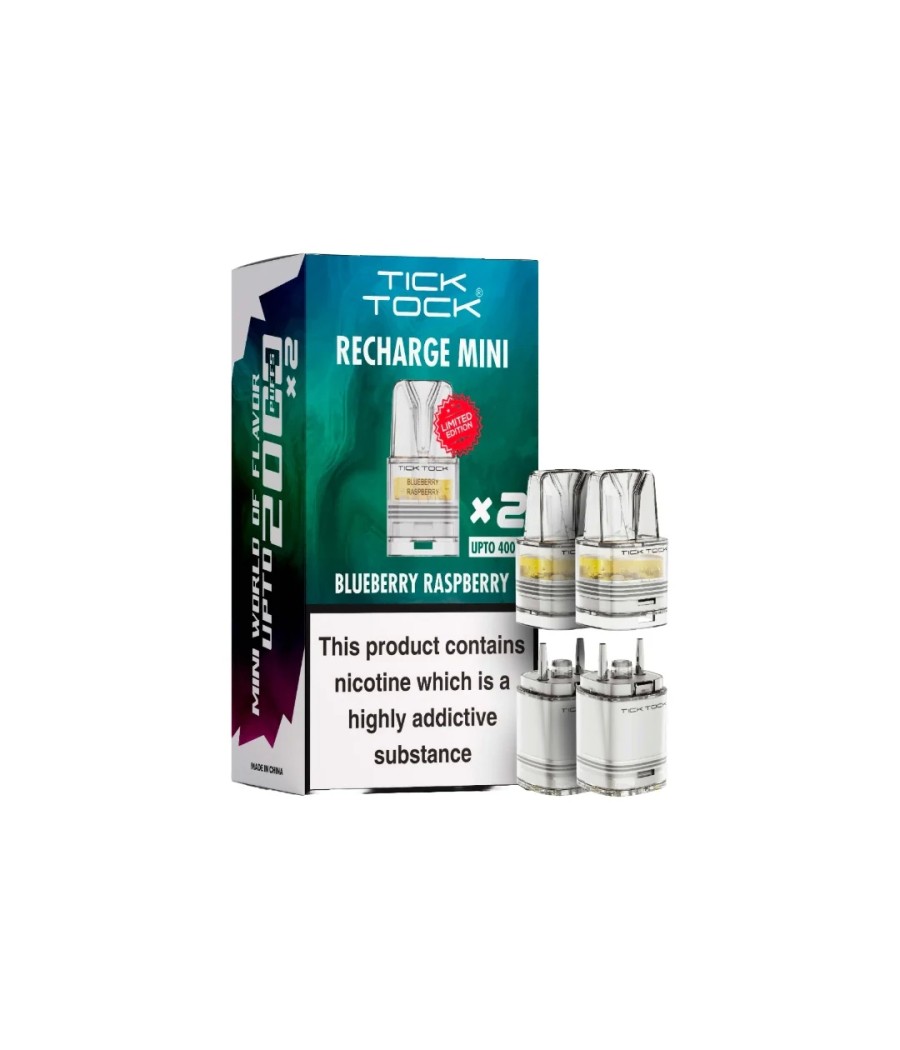 Tick Tock Recharge MINI 2K Prefilled Pods  2000 Puffs