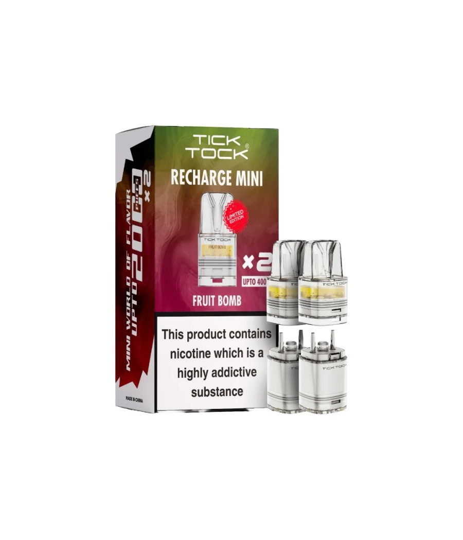 Tick Tock Recharge MINI 2K Prefilled Pods  2000 Puffs