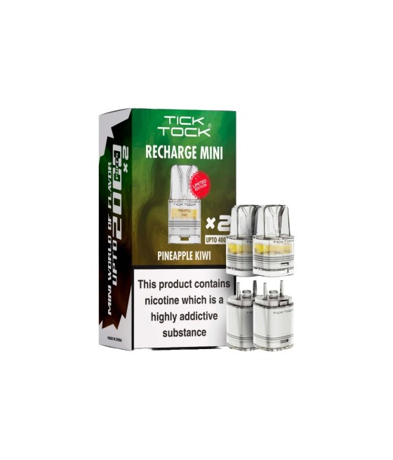 Tick Tock Recharge MINI 2K Prefilled Pods  2000 Puffs