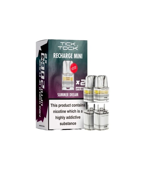 Tick Tock Recharge MINI 2K Prefilled Pods  2000 Puffs