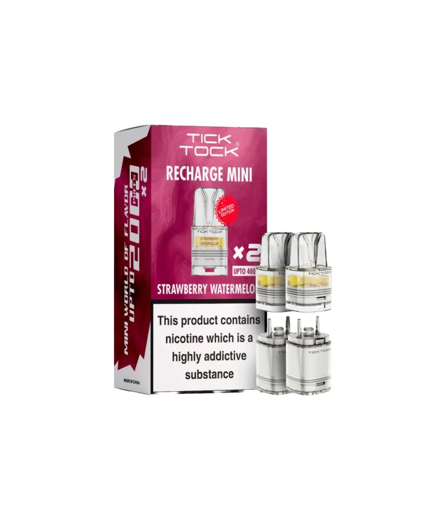 Tick Tock Recharge MINI 2K Prefilled Pods  2000 Puffs