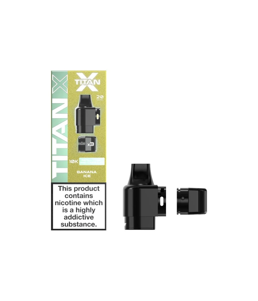 20mg Titan X 10k Puff Prefilled Pods