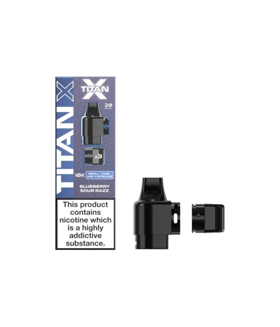 20mg Titan X 10k Puff Prefilled Pods