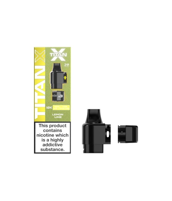 20mg Titan X 10k Puff Prefilled Pods