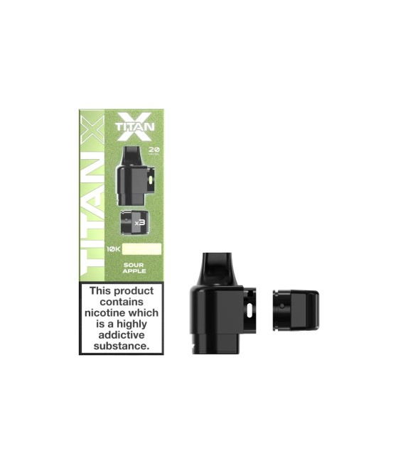 20mg Titan X 10k Puff Prefilled Pods