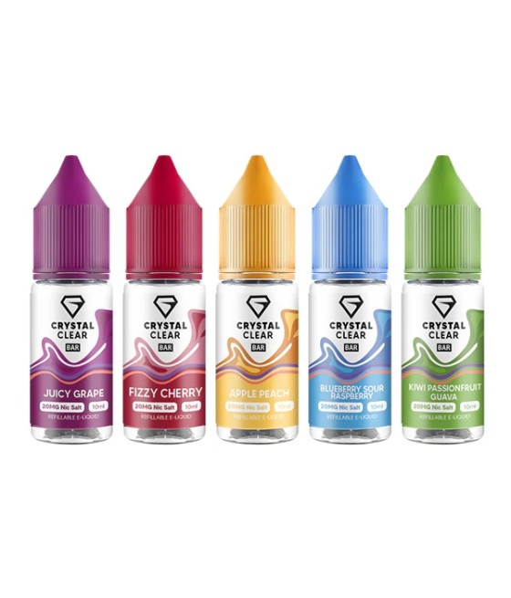 20mg Crystal Clear Bar Salt 10ml (50VG/50PG)