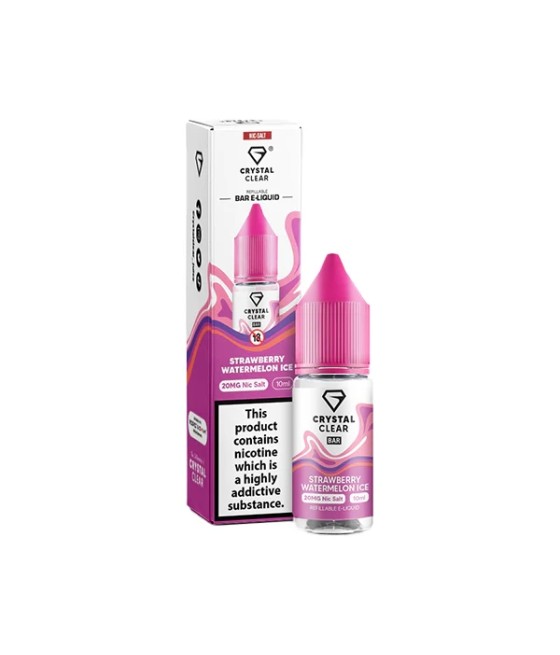 20mg Crystal Clear Bar Salt 10ml (50VG/50PG)