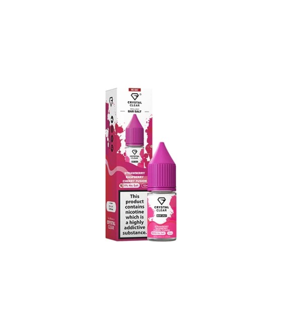 20mg Crystal Clear Bar Salt 10ml (50VG/50PG)