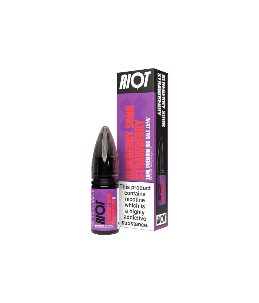 10mg RIOT X 10ml Nic Salts by Riot Squad (50VG/50PG)