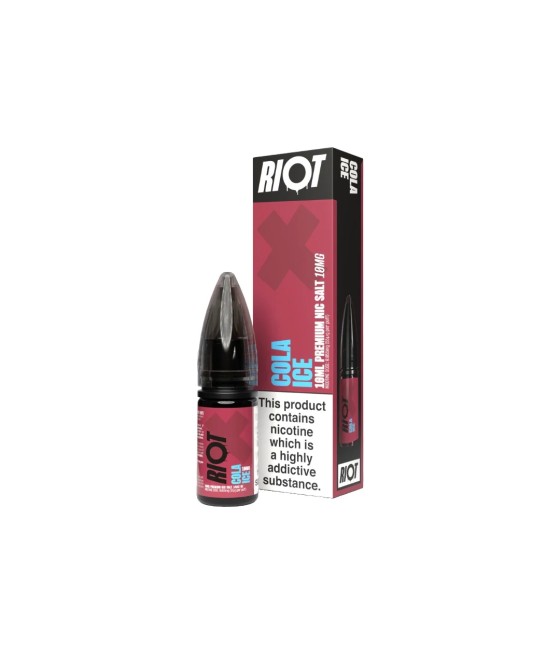 10mg RIOT X 10ml Nic Salts by Riot Squad (50VG/50PG)