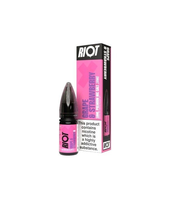 10mg RIOT X 10ml Nic Salts by Riot Squad (50VG/50PG)