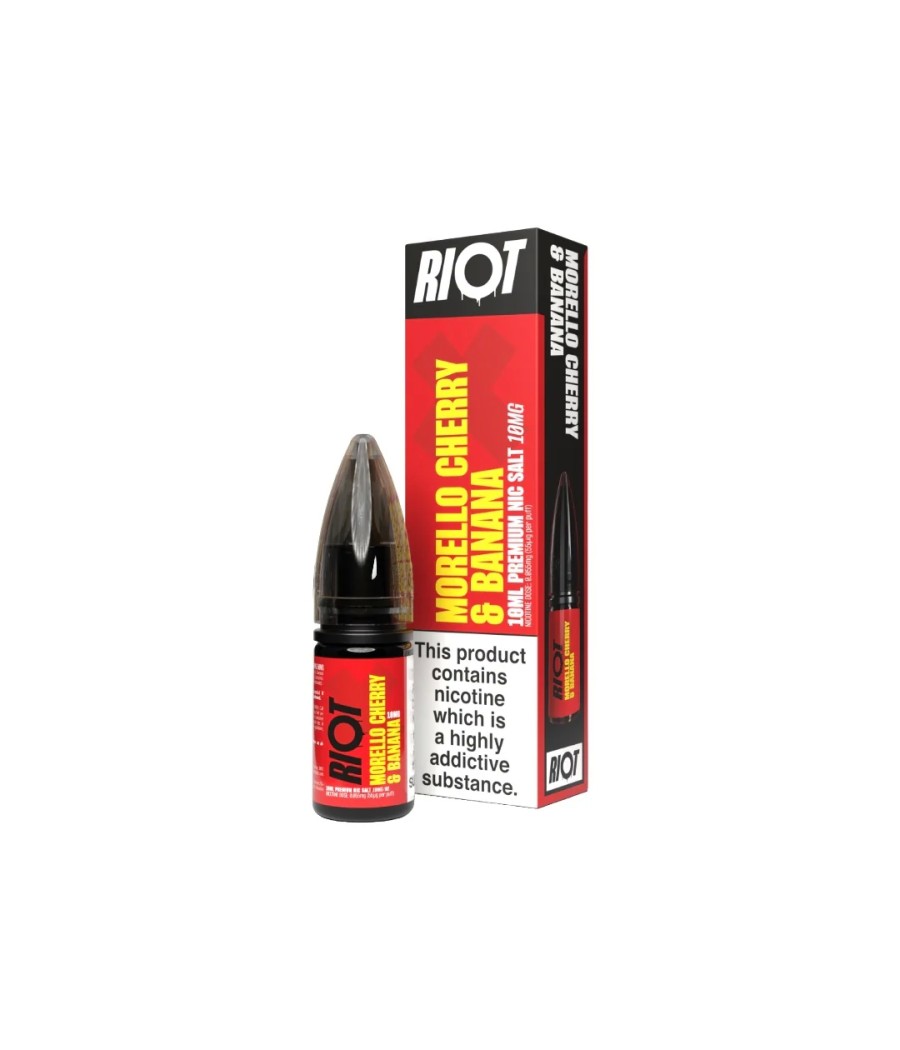 10mg RIOT X 10ml Nic Salts by Riot Squad (50VG/50PG)