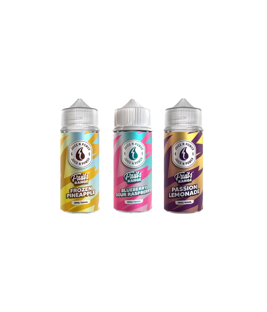 0mg Juice N Power Shortfills 100ml (70VG/30PG)