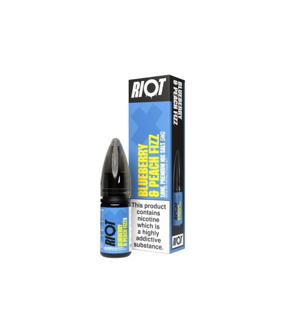 5mg RIOT X 10ml Nic Salts by Riot Squad (50VG/50PG)