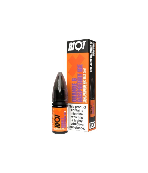 5mg RIOT X 10ml Nic Salts by Riot Squad (50VG/50PG)