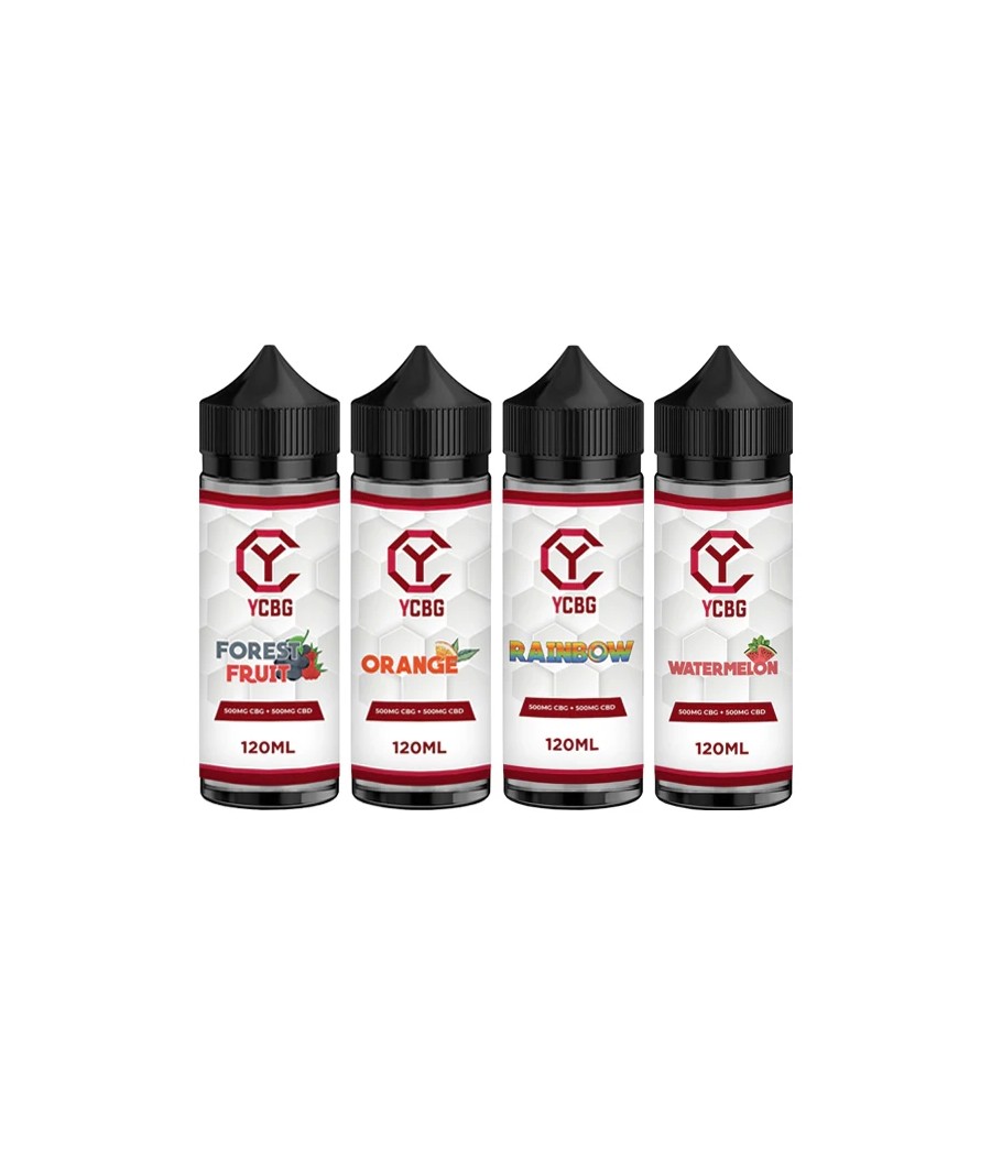 yCBG 500mg CBD + 500mg CBG E-liquid 120ml (BUY 1 GET 1 FREE)