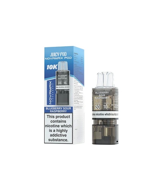 20mg Juicy Pod Novamax Prefilled Pods 10000 Puffs - 1 Pcs