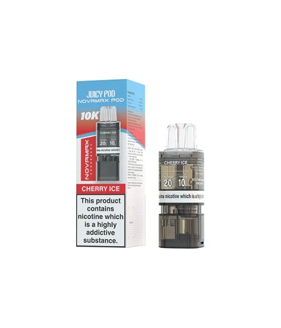 20mg Juicy Pod Novamax Prefilled Pods 10000 Puffs - 1 Pcs