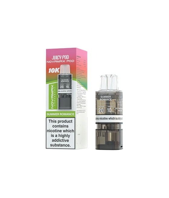 20mg Juicy Pod Novamax Prefilled Pods 10000 Puffs - 1 Pcs