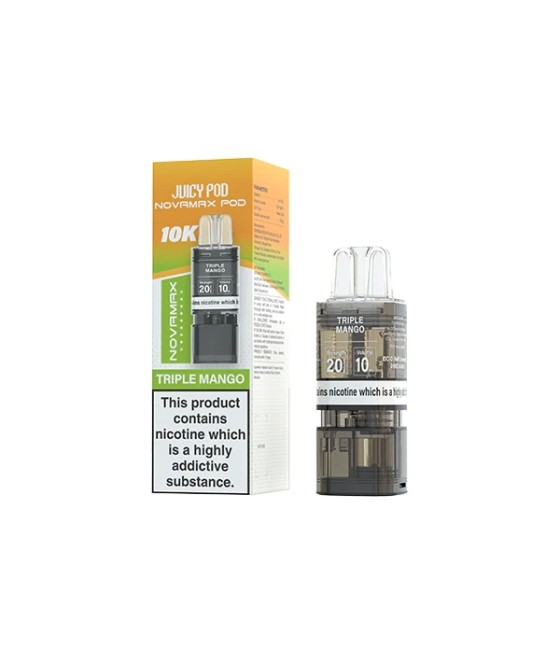 20mg Juicy Pod Novamax Prefilled Pods 10000 Puffs - 1 Pcs
