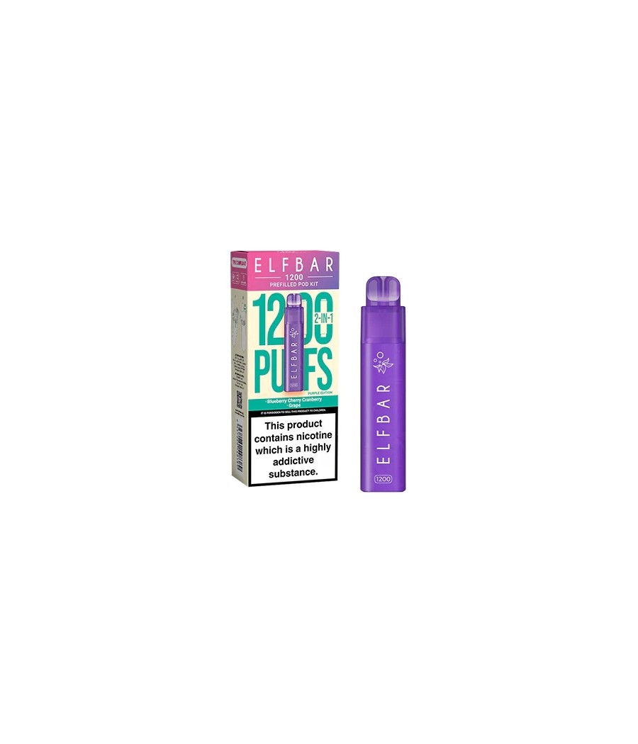 20mg ELF Bar 1200 Multi Edition Prefilled Pod Kit 1200 Puffs
