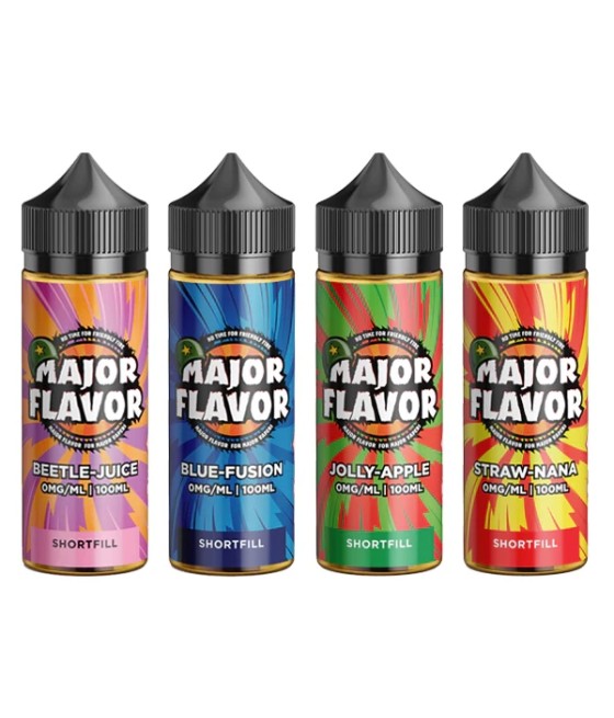 Major Flavor 100ml Shortfill 0mg (70VG/30PG)