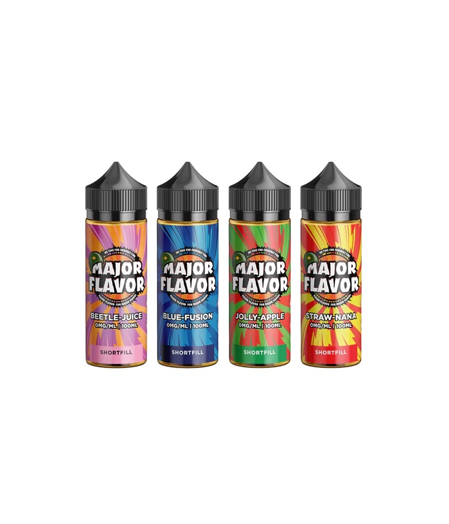 Major Flavor 100ml Shortfill 0mg (70VG/30PG)