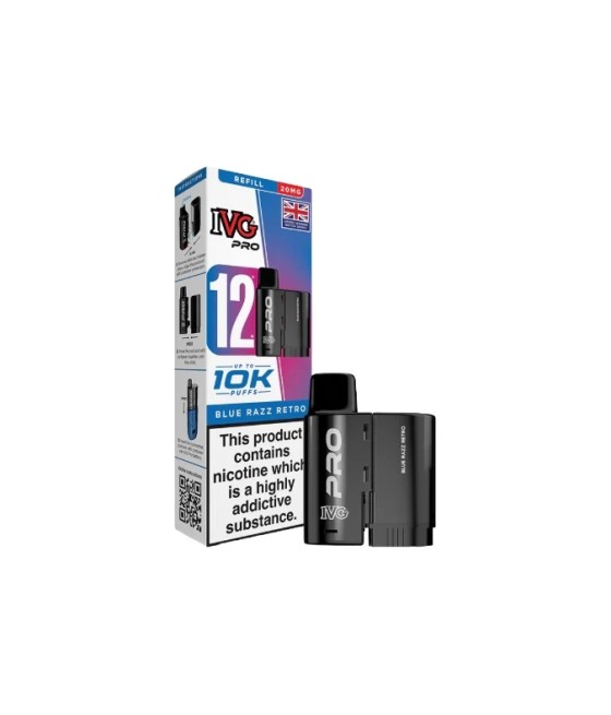 20mg I VG Pro 12 Refill Pod Pack 10000 Puffs